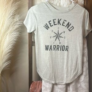 “Weekend Warrior” MODERN LUX shirt - small